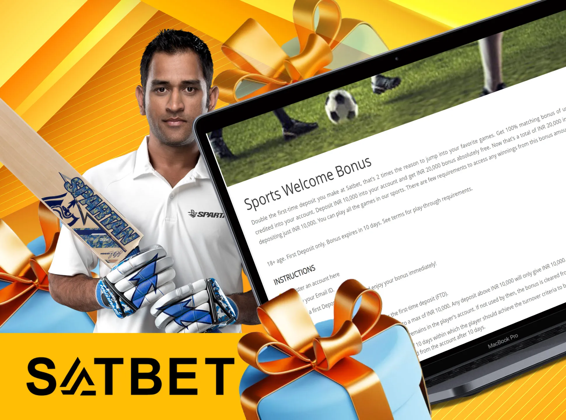 Get a sports bonus at the Satbet by making bets on your favorite sports.