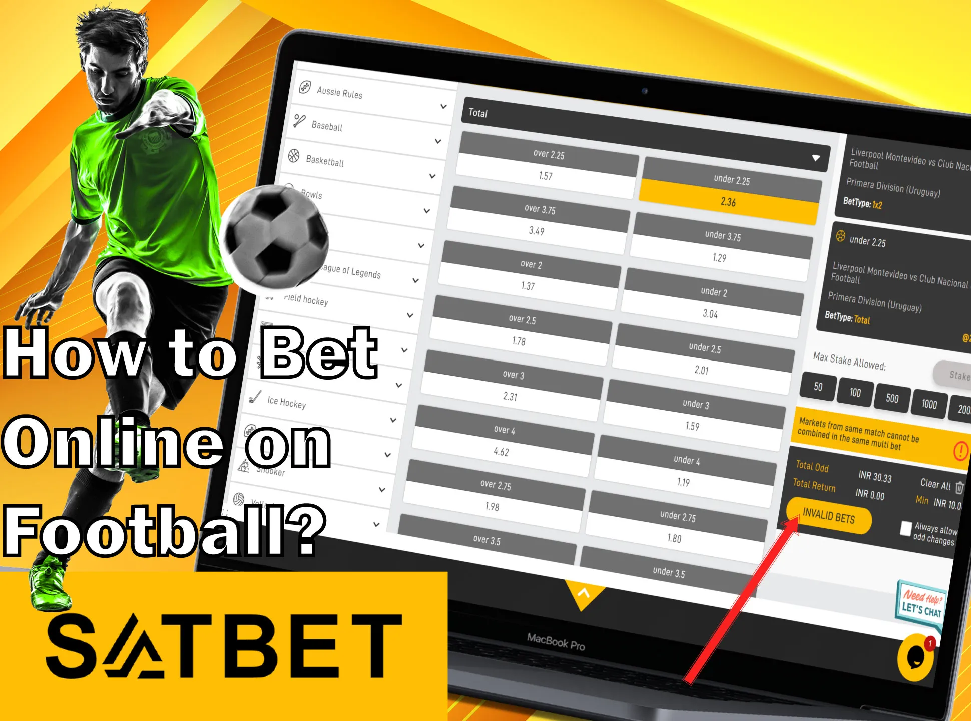 Bet on legendary football players at the Satbet.