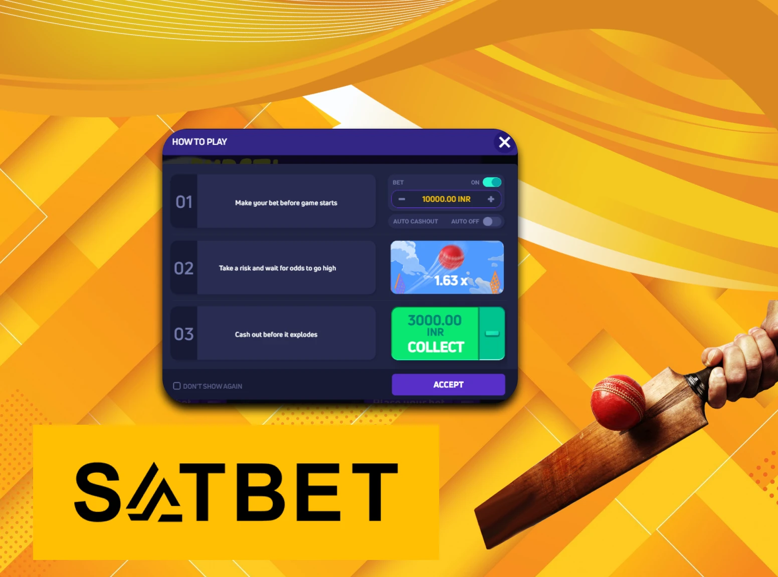 We will tell you about the rules of the Cricket X game on Satbet.