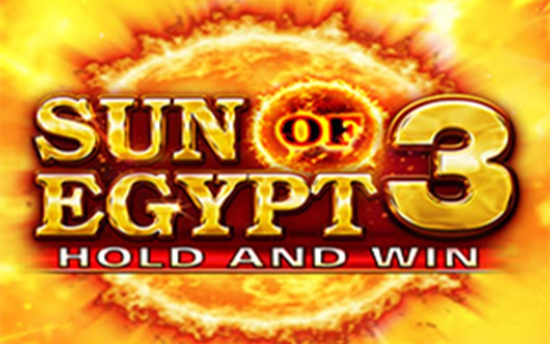 Test your luck in the Sun Of Egypt 3 with Satbet casino.